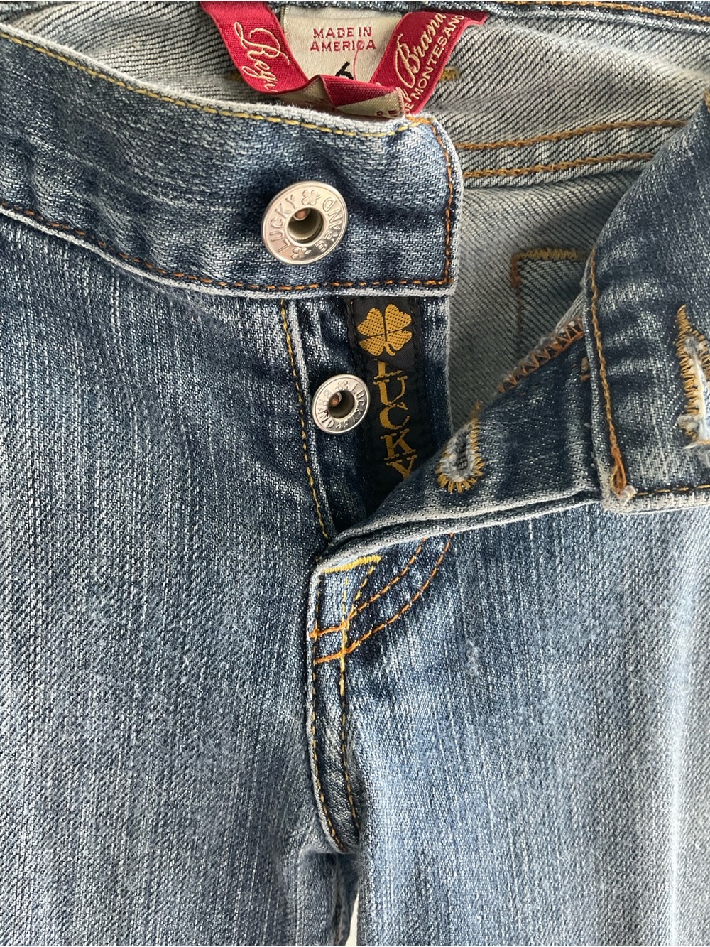 Vintage Lucky Brand Lil Maggie Button Fly Jeans, Size 6 - Picture 4 of 13